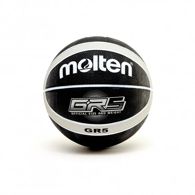 Molten Pelota Basquet Caucho GRX5 N5 Negro/Gris