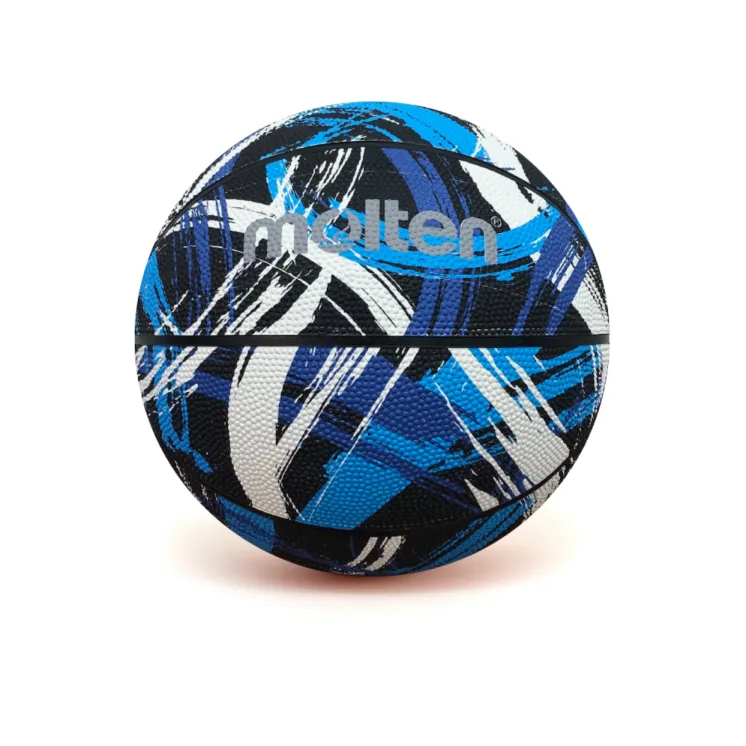 Molten Pelota Basquet Caucho B7F1601 N7 Negro/Blanco/Azul