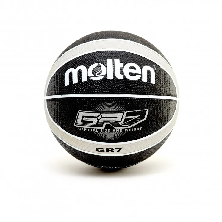 Molten Pelota Basquet Caucho GR5X N5 Negro/Gris